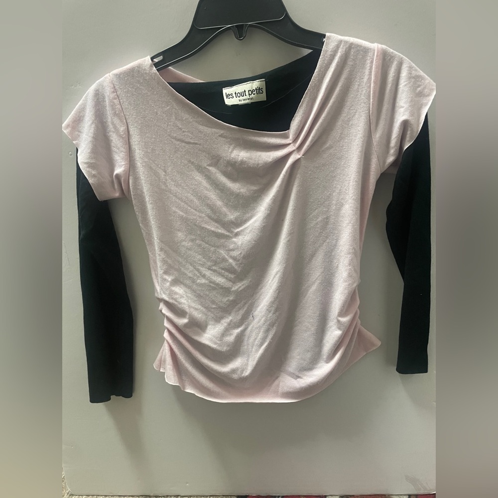 Grungecore pink and black shirt